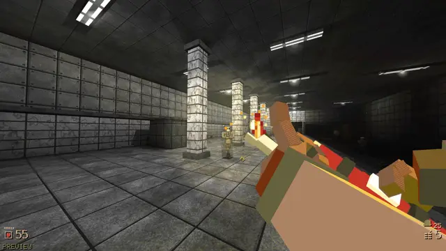 Swinging a weapon at a soldier in a metro station