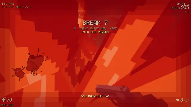 A shotgun blast on open grass